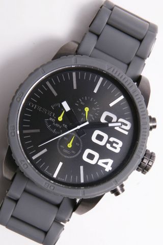 Diesel Herren - Armbanduhr Xl Chronograph Quarz Uhr Dz 4254,  Grau Bild