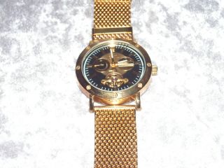 Graf Von Monte Wehro Armbanduhr Automatic Mit Milanaise Armband Vergoldet Bild