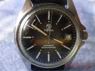 Yema Antik Classik Herren Uhr Date 55 18 52 Automatic Sous - Marine Bild