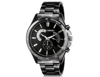Diniho 8011g Herren Armbanduhr Handaufzug Wrist Watch Mit Woche Anzeige Schwarz Bild