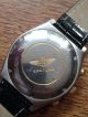 Breitling Chronograph Stahl Mit Lederarmband Armbanduhren Bild 2