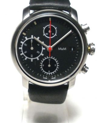 M&m - Herren Automatic Chronograph - Kal.  Valjoux / Eta 7750 - Neuwertig Bild
