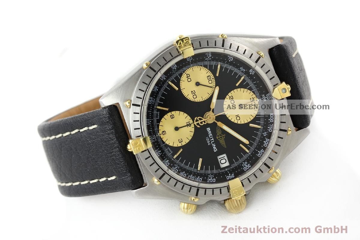 Breitling Chronomat Cockpit Chronograph Gold / Stahl Automatik 81950a Vp: 7290,  - Armbanduhren Bild