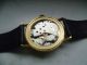 Vintage Junghans 17 Jewels Handaufzug Herren Uhr Vergoldet,  LÄuft Armbanduhren Bild 9