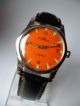 Rare Fortis Military Orange Eye Handaufzug,  Vintage,  Top,  Sehr Schön Armbanduhren Bild 1