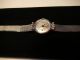 Optima Damen Uhr Weißgold 585 /14 Ct Mit 8 Diamanten Schweizer Werk Armbanduhren Bild 2