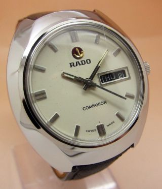Rado Companion Mechanische Uhr 21 Jewels Datum & Tag Lumi Zeiger Bild