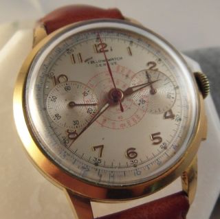 Armbanduhr Uhr Chronograph Fellow Watch Geneve Bernard A.  Feller Genf Schweiz Bild