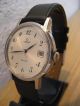 Omega Geneve Handaufzug,  Herrenarmbanduhr,  Stahl,  Datum,  Kaliber 1030,  Exquisit Armbanduhren Bild 2