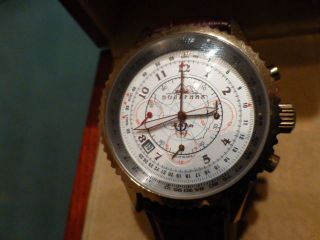 Poljot Chronograph Moscow Classic Mechanische Uhr Bild