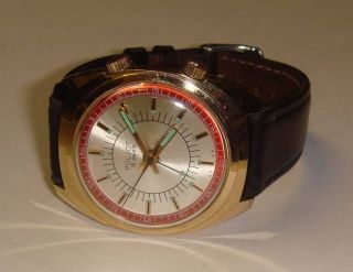 Alte Herrenuhr Armbandwecker Poljot,  1960/70er Jahre,  Handaufzug,  Altes Cal 2612 Bild