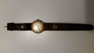 Stowa Uhr Gold 585 Incabloc 60er 70er Vintage Alte 14k Bild