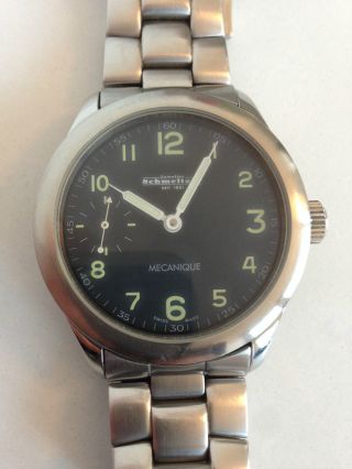 Herren Armbanduhr Swiss Made / Schweizer Taschenuhrwerk Bild