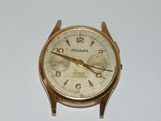 Nivada Chronograph Vintage Handaufzug,  Wrist Watch,  Repair,  Cal Landeron 248 Bild