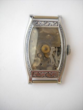 Charlton Watch Co.  Swiss,  Armbanduhr,  Kaliber 2100,  20er Jahre,  Scharnier Gehäuse Bild