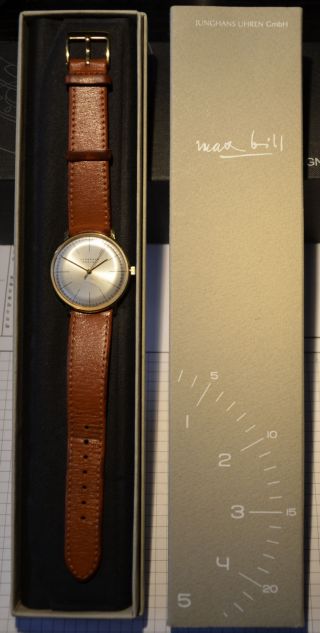 Armbanduhr Junghans Max Bill Uhr Bild