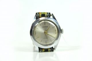Wostok 22 Jewels Herren - Armbanduhr Vintage Mechanisch Herrenuhr Udssr Uhr Textil Bild