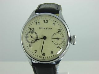 Movado Vintage 1930 Heeren Armbanduhr 46 Mm Bild