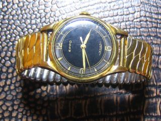 Eppo 16 Jewels Vintage Herren Armbanduhr - Mechanischer Handaufzug Bild