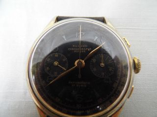 Hau Vintage Reluxo Chronograph Uhr Made In Swiss Bild