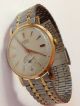 Vintage Herrenarmban Uhr 18k / 750 Gold Tourist 17 Jewels Handaufzug Armbanduhren Bild 1