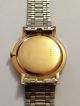 Vintage Herrenarmban Uhr 18k / 750 Gold Tourist 17 Jewels Handaufzug Armbanduhren Bild 8