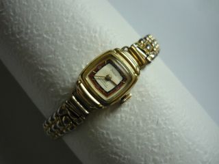 Preziosa Damen Armbanduhr Gold Uhr Vergoldet Antik Vintage Handaufzug Stoßgesich Bild