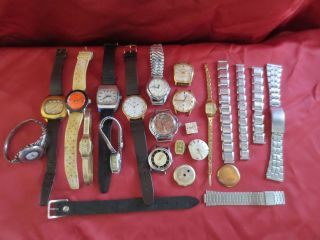Konvolut - Uhren,  Armbänder,  Uhrwerke,  Vintage - Kgb,  Junghans,  Mauthe,  Raketa,  Deilers Bild