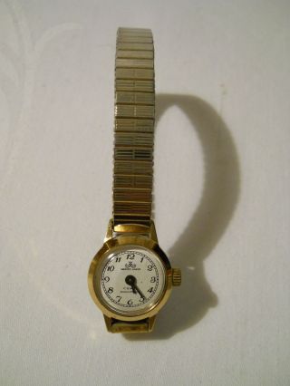 Damen Armbanduhr Modeschmuck Meister - Anker Zierlich Goldfarben Zum Aufziehen Bild