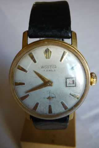 Herrenuhr Wostok 17 Jewels Mechanisch - Handaufzug Armbanduhr Bild