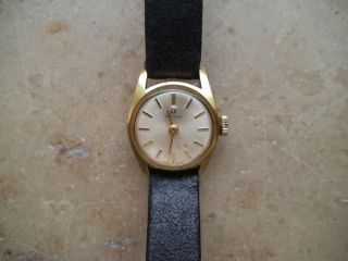 Handaufzug Vergoldete Damen Armbanduhr Tissot Bild