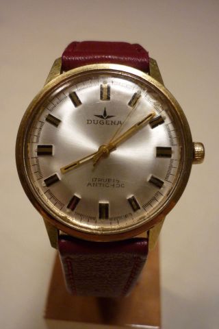 Herrenuhren Dugena Mechanisch - Handaufzug 17 Rubis Uhr Armbanduhr Bild