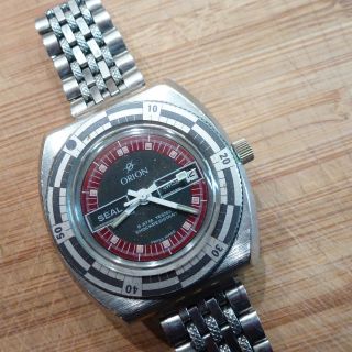 Orion Herrenuhr Mechanisch Handaufzug Armbanduhr Uhr Sammler Swiss Mit Datum Bild