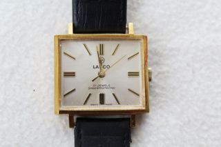 Vintage Lanco 17 Jewels Armbanduhr. Bild
