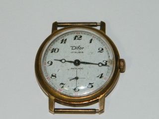 Difor Ate Herren Armbanduhr,  Wrist Watch,  Montre,  Orologio,  Repair,  Kaliber 2603 Bild