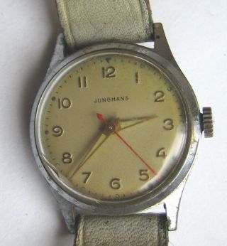 Junghans Kal.  93 1s Medium Armbanduhr 40 - 50 Jahre Bild