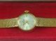 Breitling Geneve - Damen - Uhr - 14k Gold 585 - Luxus - Uhr - Handaufzug - Edel Armbanduhren Bild 3