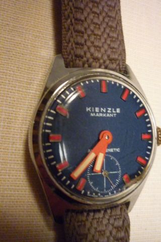 Herrenuhr Kienzle Markant Mechanisch - Handaufzug Armbanduhr Uhr Bild