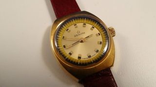 Zenith Ladies Gold Filled Watch Vintage Rare Bild