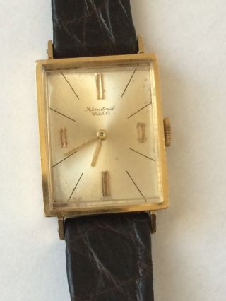 Schöne Iwc Schaffhausen (18k - 750er) Gelbgold Damen Mechanische Uhr Bild