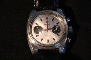 Schweizer Chronograph Preximax Handaufzug / 70er / Edelstahl Reparaturbedürftig Bild