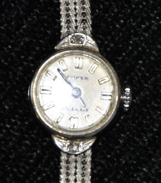 Armbanduhr Anker Weißgold 585/750,  14 K,  Handaufzug,  Ca.  1960 Bild