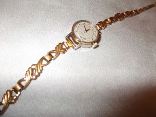 Damen Uhren,  Vergoldet,  17 Rubinstein,  Mechanisch Russian Watch 