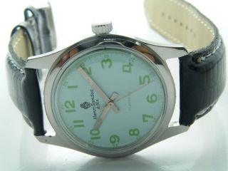 Henri Sandoz & Fils Armbanduhr Handaufzug Mechanisch Vintage Sammleruhr 121 Bild