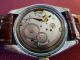 Lanco - Herrenuhr Swiss Made Handaufzug Mit Datum,  Stahl/leder,  Vintage 70ér Jahre Armbanduhren Bild 7