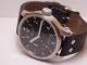 Herren Armband Uhr Fliegeruhr Chezard Swiss Made Handaufzug Untas 6497 Armbanduhren Bild 7