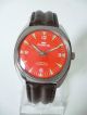 Rare Fortis Military Red Eye Handaufzug,  Vintage,  Sehr Schön Armbanduhren Bild 1