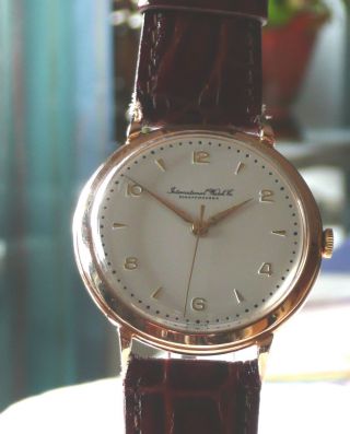 Iwc Armbanduhr 1950er Jahre Bild