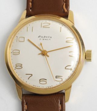 Raketa Klassische,  Elegante Soviet Armbanduhr Top Made In Ussr Dress Watch.  21j Bild