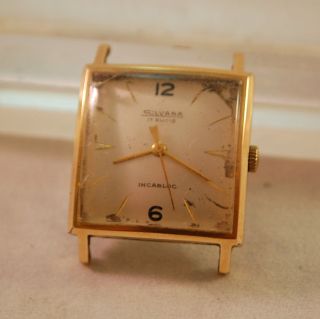 Silvana Herren Armbanduhr,  Handaufzug,  50er Jahre,  Funktioniert Bild